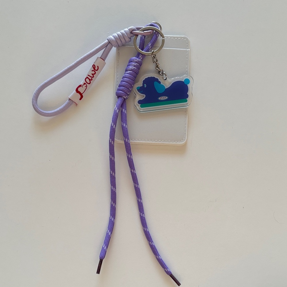 💜🐶 Handmade Pawe® Dog Cardholder & Keychain